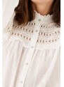 Dámská halenka GARCIA O40032 53 ladies shirt ls 53 off white