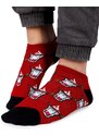 Yoclub Man's Ankle Funny Cotton Socks Patterns Colours