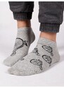 Yoclub Man's Ankle Funny Cotton Socks Pattern 1 Colours