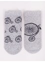 Yoclub Man's Ankle Funny Cotton Socks Pattern 1 Colours