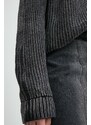 Bavlněný svetr Résumé AtlasRS Knit Pullover Unisex černá barva, 20371116