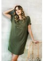 Dámská noční košile Italian Fashion Narura Khaki