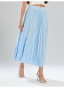 Sinsay - Plisovaná midi sukně - modrá