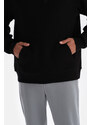 Dagi Black Hooded Long Sleeve Sweatshirt