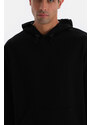 Dagi Black Hooded Long Sleeve Sweatshirt