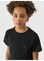 Chlapecké hladké tričko 4F - černé