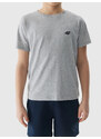 Chlapecké hladké tričko 4F - šedé