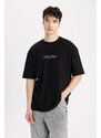 DEFACTO Oversize Fit Crew Neck T-Shirt