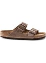 Semišové pantofle Birkenstock Arizona Nu 352201-Tabacco.Br