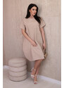 Fashionweek Šaty oversize pohodlné teplákové šaty new punto K6822
