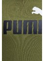 Mikina Puma pánská, zelená barva, s kapucí, s potiskem, 586765