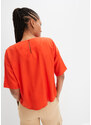 bonprix Splývavé halenkové triko z lyocelu Oranžová