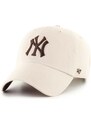 Kšiltovka 47brand MLB New York Yankees béžová barva, s aplikací