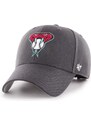 Kšiltovka 47brand MLB Arizona Diamondbacks šedá barva, s aplikací, B-MVP29WBV-CCB