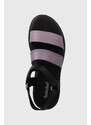 Kožené sandály Timberland London Vibe dámské, fialová barva, na platformě, TB0A63GGEAJ1