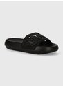 Pantofle MICHAEL Michael Kors Splash Slide dámské, černá barva, 40S4SPFA1D