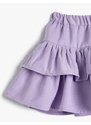 Koton Multi-layered Modal Fabric With Mini Skirt