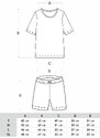 Yoclub Dámské krátké bavlněné pyžamo PIA-0027K-A110 Multicolour