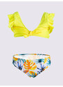 Yoclub Dívčí dvoudílný plavecký kostým LKD-0036G-A100 Multicolor