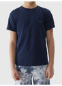 Chlapecké hladké tričko 4F - tmavě modré
