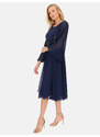 L`AF Woman's Dress Sharon Navy Blue