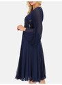 L`AF Woman's Dress Sharon Navy Blue