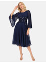 L`AF Woman's Dress Sharon Navy Blue