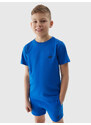 Chlapecké hladké tričko 4F - kobaltové