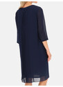 Potis & Verso Woman's Dress Dalia Navy Blue