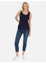 Potis & Verso Woman's Top Elza Navy Blue