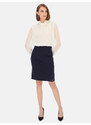 Potis & Verso Woman's Skirt Mola Navy Blue