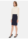 Potis & Verso Woman's Skirt Mola Navy Blue