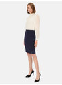 Potis & Verso Woman's Skirt Mola Navy Blue