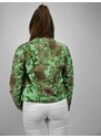 Oboustranná džínová bunda Zac & Zoe zelená