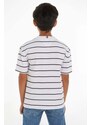Dětské bavlněné tričko Tommy Hilfiger tmavomodrá barva