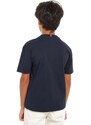 Dětské bavlněné tričko Tommy Hilfiger černá barva, s potiskem