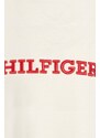 Dětské tričko Tommy Hilfiger béžová barva, s potiskem