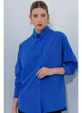 Bigdart 3900 Oversize Long Basic Shirt - B.blue