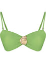 Trendyol Green Flat Bralet Bikini Top with Accessories