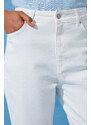 Trendyol White More Sustainable High Waist Mom Jeans