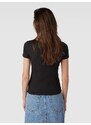 Guess samantha rib ss tee BLACK