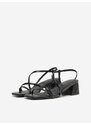 Černé dámské sandály na podpatku ONLY Aylin-3 - Dámské