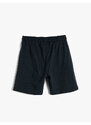 Koton Shorts Basic with Tie Waist Pocket Cotton Cotton