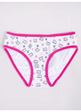 Yoclub Bavlněné dívčí kalhotky 3-pack BMD-0037G-AA20-001 Vícebarevné