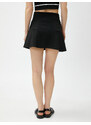 Koton Mini Shorts Skirt with Flared Ruffles