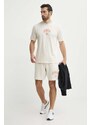 Bavlněné tričko adidas Originals béžová barva, IS0186