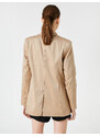 Koton Single Button Jacket Pocket Cotton