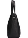 Elegantní dámská kožená kabelka Katana Charlie - černá