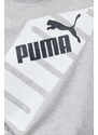 Mikina Puma POWER pánská, šedá barva, s potiskem, 678961