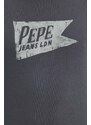 Bavlněné tričko Pepe Jeans SINGLE CARDIFF šedá barva, s potiskem, PM509401
